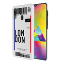 London Ticket Printed Slim Cases and Cover for Galaxy A20