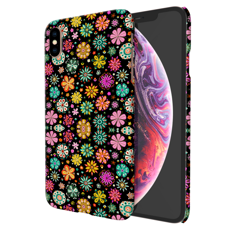 Night Florals Printed Slim Cases and Cover for iPhone XS Max