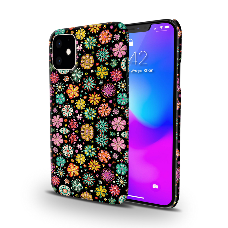 Night Florals Printed Slim Cases and Cover for iPhone 11