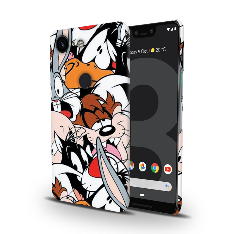 Looney Toons pattern Printed Slim Cases and Cover for Pixel 3 XL