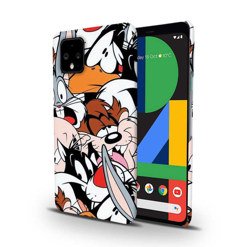 Looney Toons pattern Printed Slim Cases and Cover for Pixel 4 XL