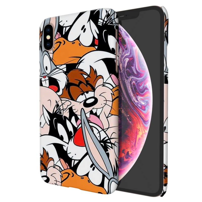 Looney Toons pattern Printed Slim Cases and Cover for iPhone XS Max