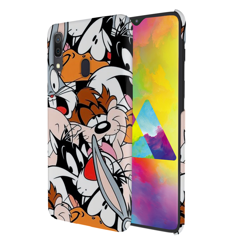 Looney Toons pattern Printed Slim Cases and Cover for Galaxy A20