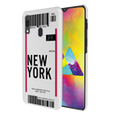 New York ticket Printed Slim Cases and Cover for Galaxy A20