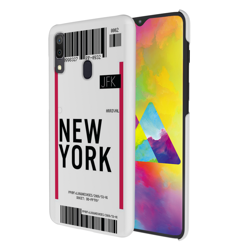 New York ticket Printed Slim Cases and Cover for Galaxy A20