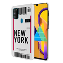 New York ticket Printed Slim Cases and Cover for Galaxy M30S