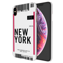 New York ticket Printed Slim Cases and Cover for iPhone XS Max