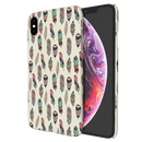 Feather pattern Printed Slim Cases and Cover for iPhone XS Max