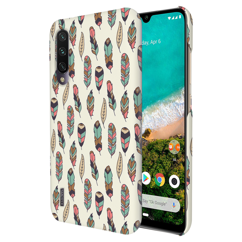 Feather pattern Printed Slim Cases and Cover for Redmi A3