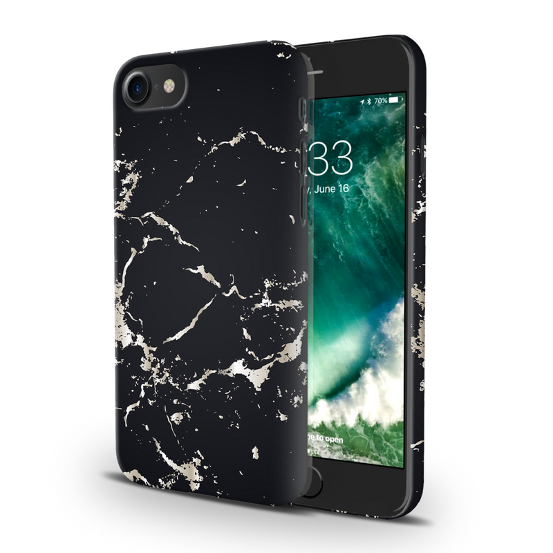 Dark Marble Printed Slim Cases and Cover for iPhone 8