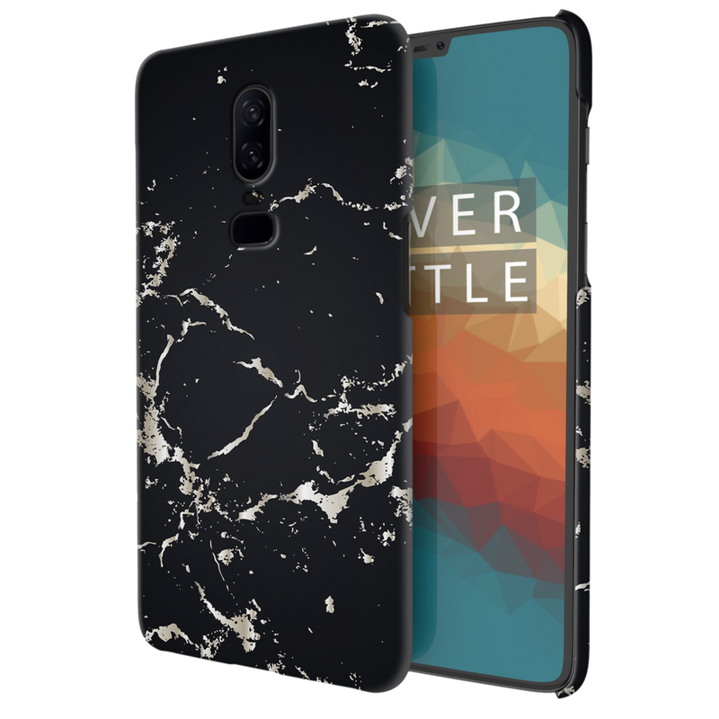 Dark Marble Printed Slim Cases and Cover for OnePlus 6