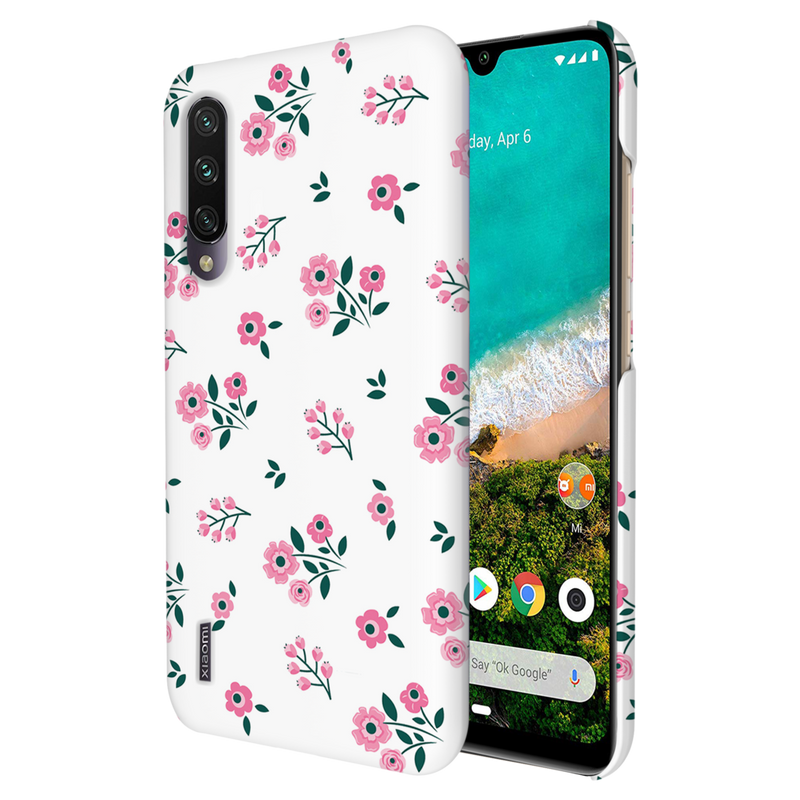 Pink florals Printed Slim Cases and Cover for Redmi A3