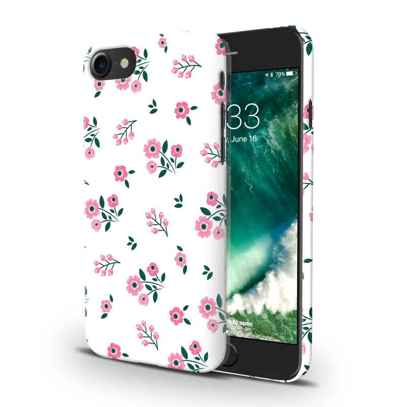 Pink florals Printed Slim Cases and Cover for iPhone 7