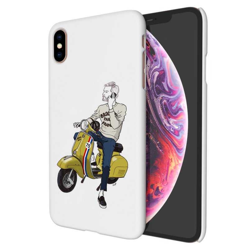 Scooter 75 Printed Slim Cases and Cover for iPhone XS Max