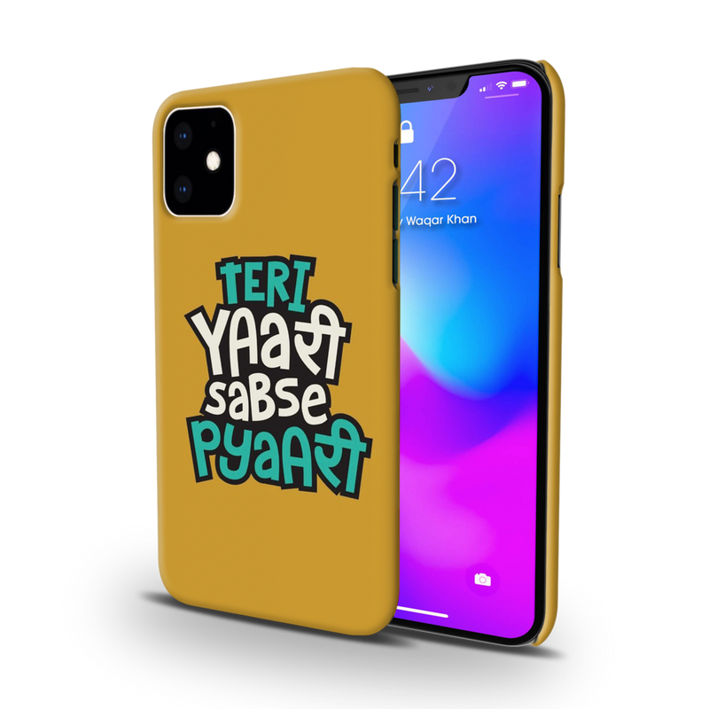 Teri Yari sabse pyari Printed Slim Cases and Cover for iPhone 11