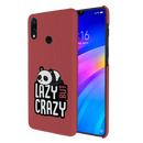 Lazy but crazy Printed Slim Cases and Cover for Redmi Note 7 Pro