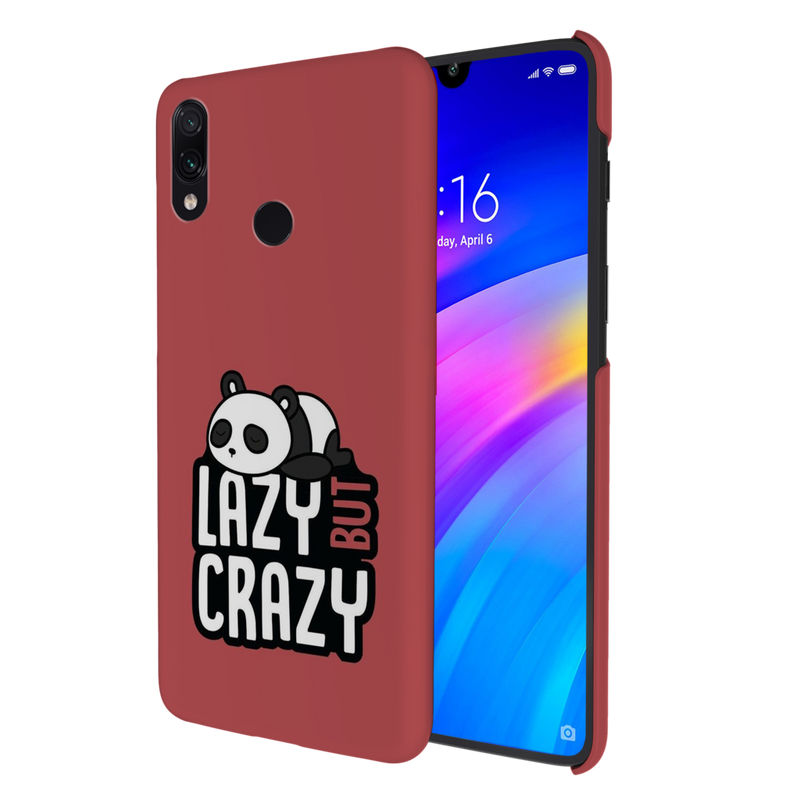 Lazy but crazy Printed Slim Cases and Cover for Redmi Note 7 Pro