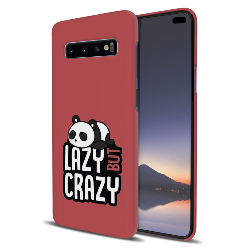 Lazy but crazy Printed Slim Cases and Cover for Galaxy S10