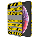 Police line Printed Slim Cases and Cover for iPhone XS Max