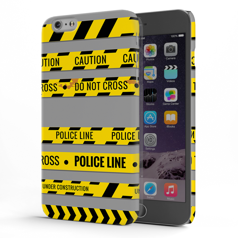 Police line Printed Slim Cases and Cover for iPhone 6 Plus