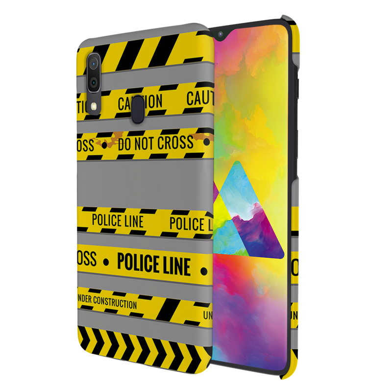 Police line Printed Slim Cases and Cover for Galaxy A20