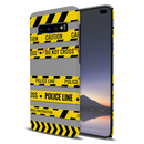 Police line Printed Slim Cases and Cover for Galaxy S10