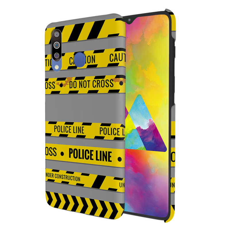 Police line Printed Slim Cases and Cover for Galaxy M30