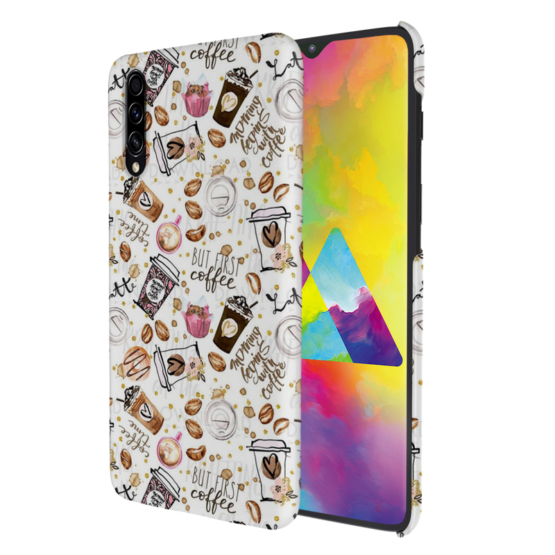 Coffee first Printed Slim Cases and Cover for Galaxy A70