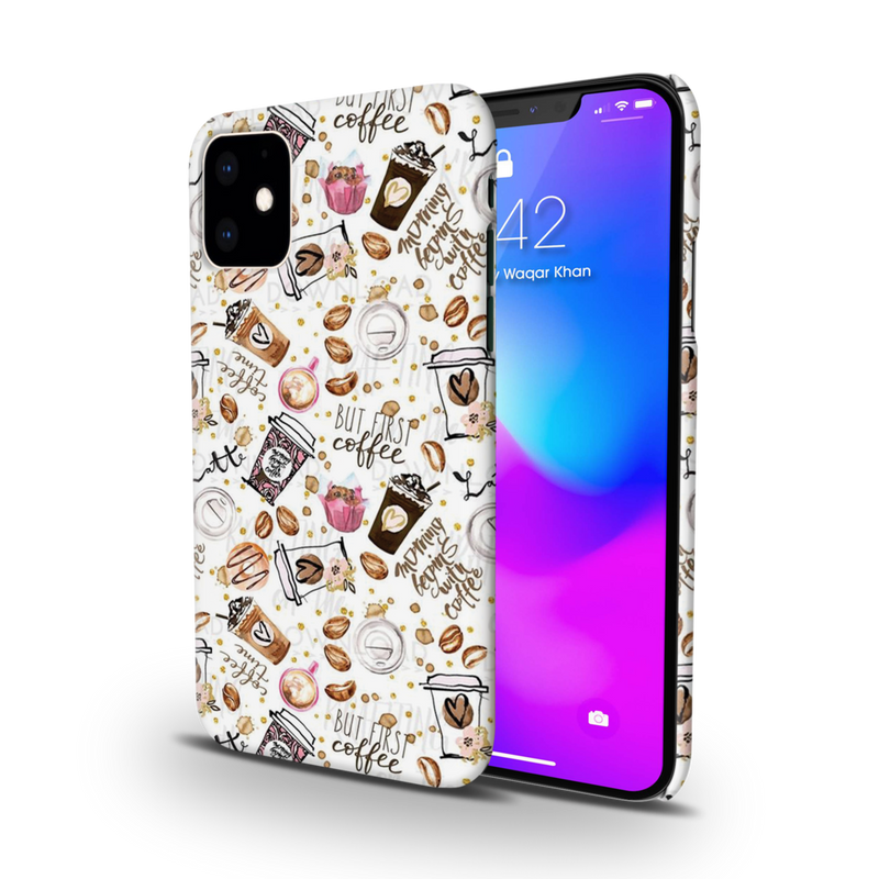 Coffee first Printed Slim Cases and Cover for iPhone 11