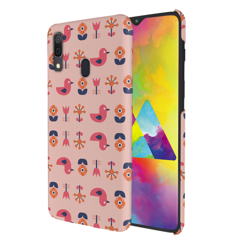 Duck and florals Printed Slim Cases and Cover for Galaxy A20