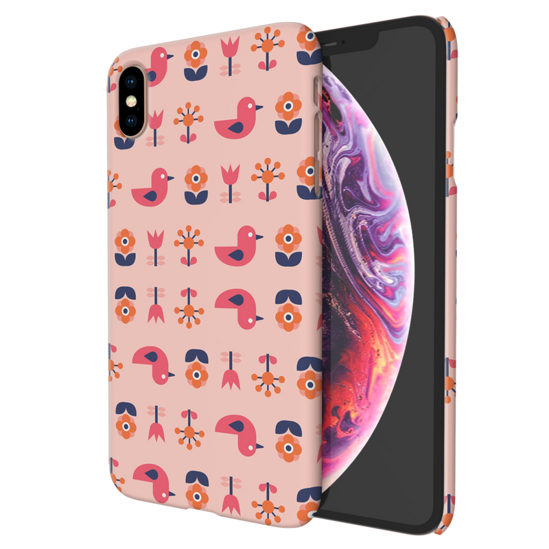 Duck and florals Printed Slim Cases and Cover for iPhone XS Max