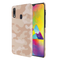 Cream and White Camouflage Printed Slim Cases and Cover for Galaxy A20