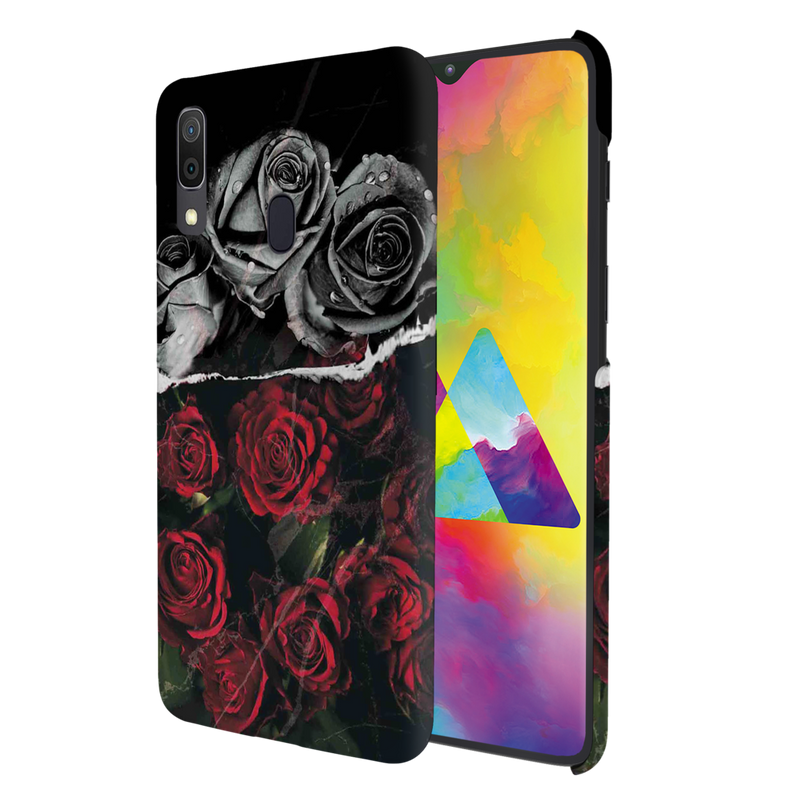 Dark Roses Printed Slim Cases and Cover for Galaxy A20