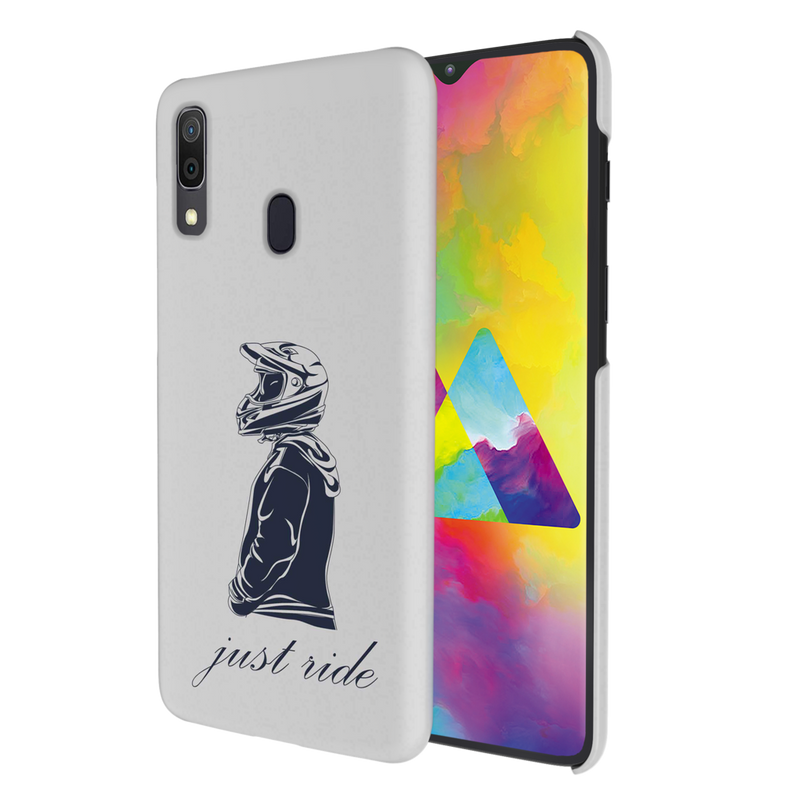 Just Ride Printed Slim Cases and Cover for Galaxy A20