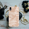 Cream and White Camouflage Printed Slim Cases and Cover for iPhone XR