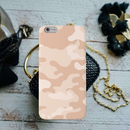 Cream and White Camouflage Printed Slim Cases and Cover for iPhone 6 Plus