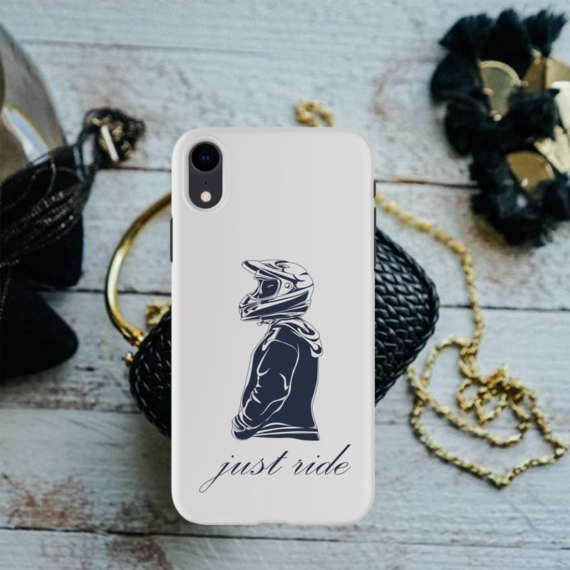 Just Ride Printed Slim Cases and Cover for iPhone XR