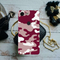 Maroon and White Camouflage Printed Slim Cases and Cover for Pixel 3 XL