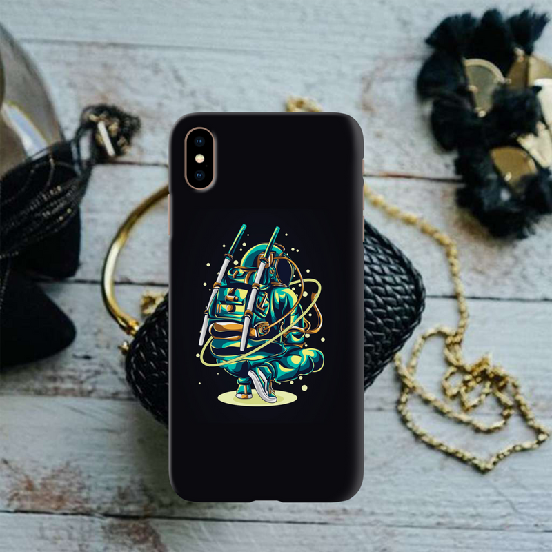 Ninja Astronaut Printed Slim Cases and Cover for iPhone XS Max