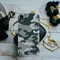 Olive Green and White Camouflage Printed Slim Cases and Cover for iPhone XR