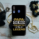 Papa the legend Printed Slim Cases and Cover for Galaxy M30