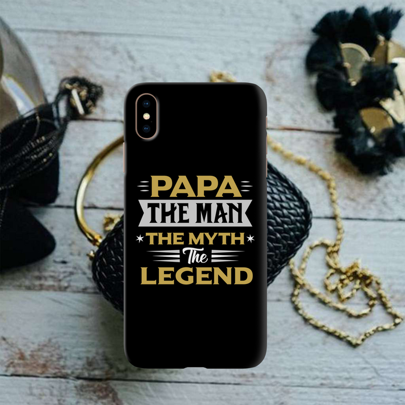 Papa the legend Printed Slim Cases and Cover for iPhone XS Max