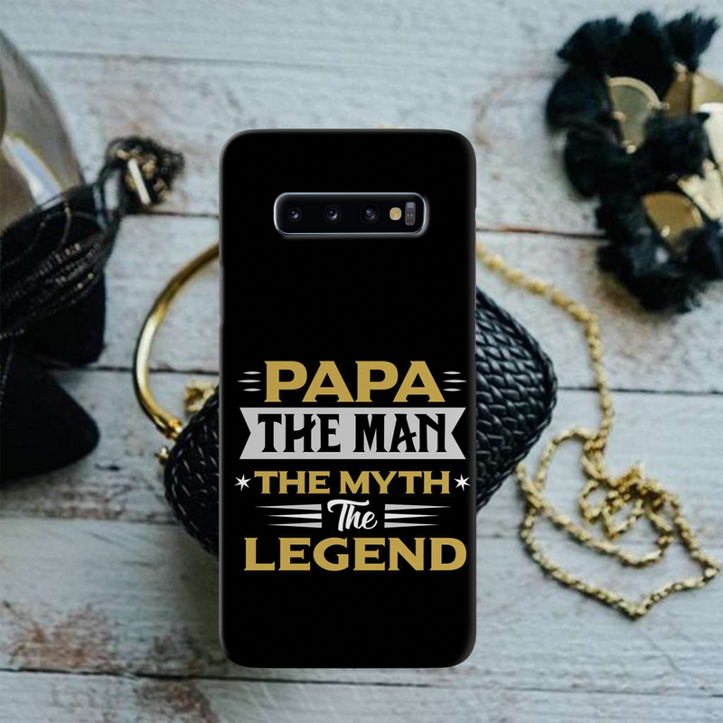 Papa the legend Printed Slim Cases and Cover for Galaxy S10 Plus