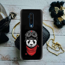 Rider Panda Printed Slim Cases and Cover for OnePlus 7T Pro