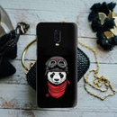 Rider Panda Printed Slim Cases and Cover for OnePlus 6T