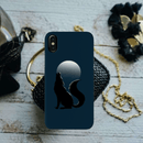 Wolf howling Printed Slim Cases and Cover for iPhone X