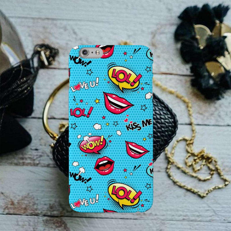 Kiss me Printed Slim Cases and Cover for iPhone 6 Plus