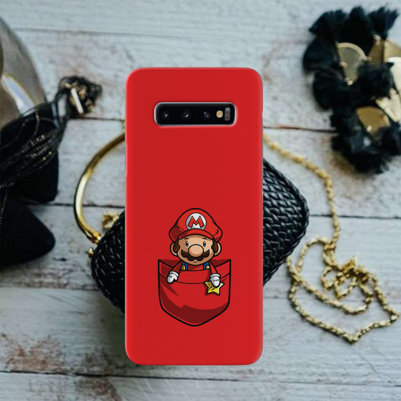 Mario Printed Slim Cases and Cover for Galaxy S10