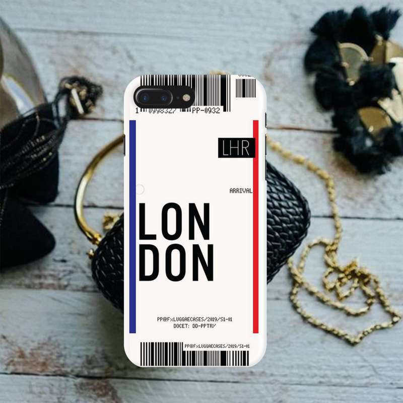 London Ticket Printed Slim Cases and Cover for iPhone 7 Plus