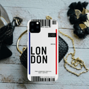 London Ticket Printed Slim Cases and Cover for iPhone 11 Pro Max